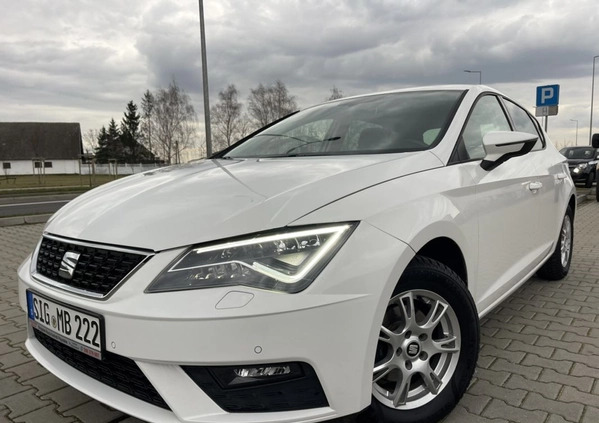 Seat Leon cena 54900 przebieg: 104000, rok produkcji 2017 z Leszno małe 326